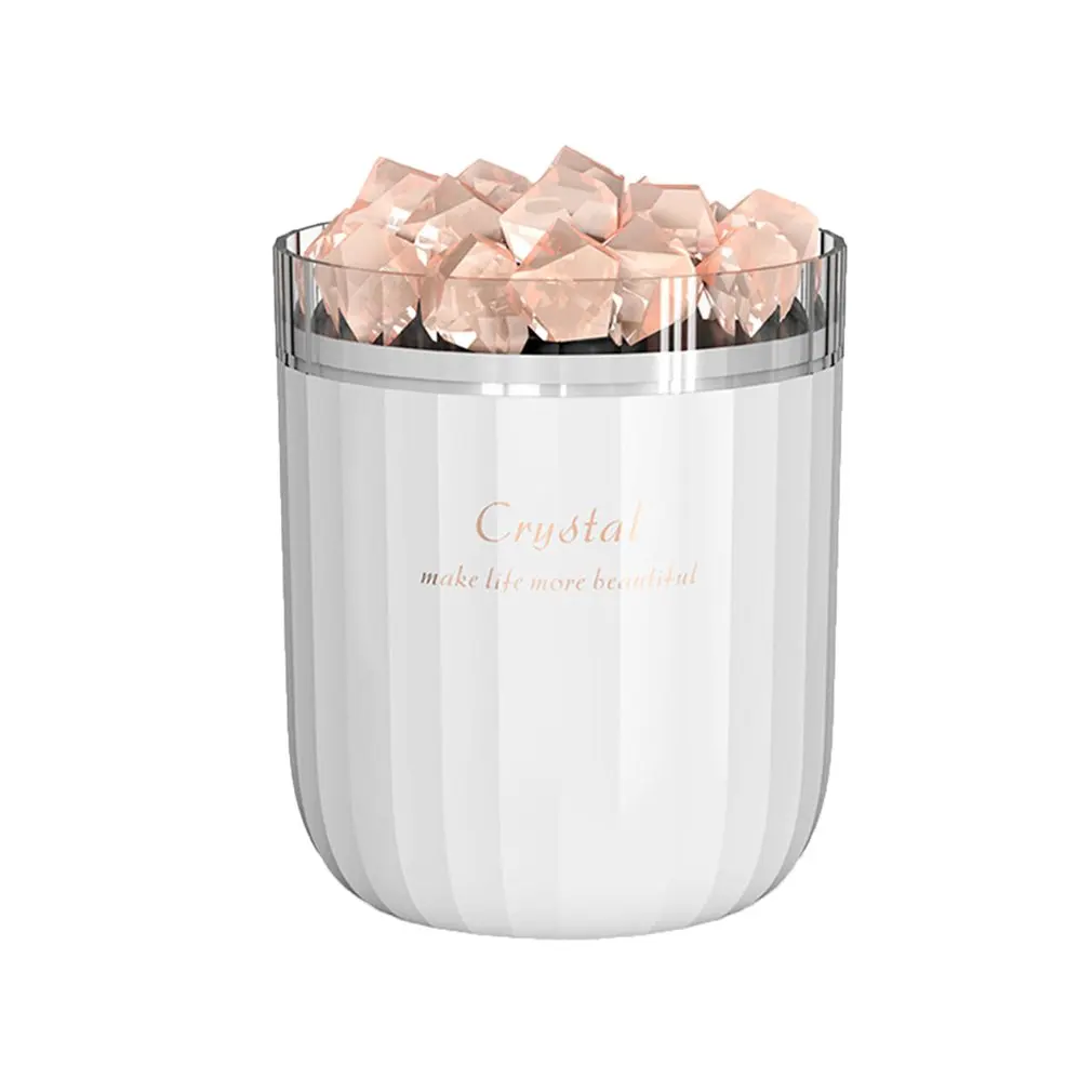 휴대용 크리스탈 아로마 테라피 가습기 분위기 램프와 USB 무선 아로마 에센셜 오일 기관총 홈 공기 Humidificador