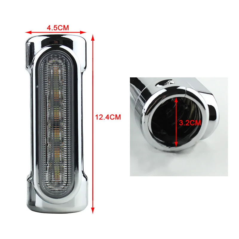 Motorcycle Highway Bar Switchback Driving Light White DRL With turn Amber For Harley Motorcycle Touring Bikes Crash Bars