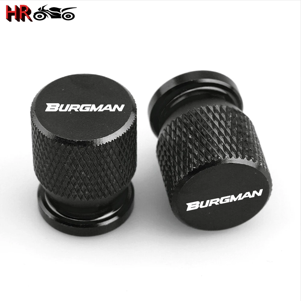 New Motorcycle CNC Accessories Wheel Tire Valve Stem Cap Cover For Suzuki BURGMAN AN 650 400 125 200 250 AN650 AN400 AN125 AN200