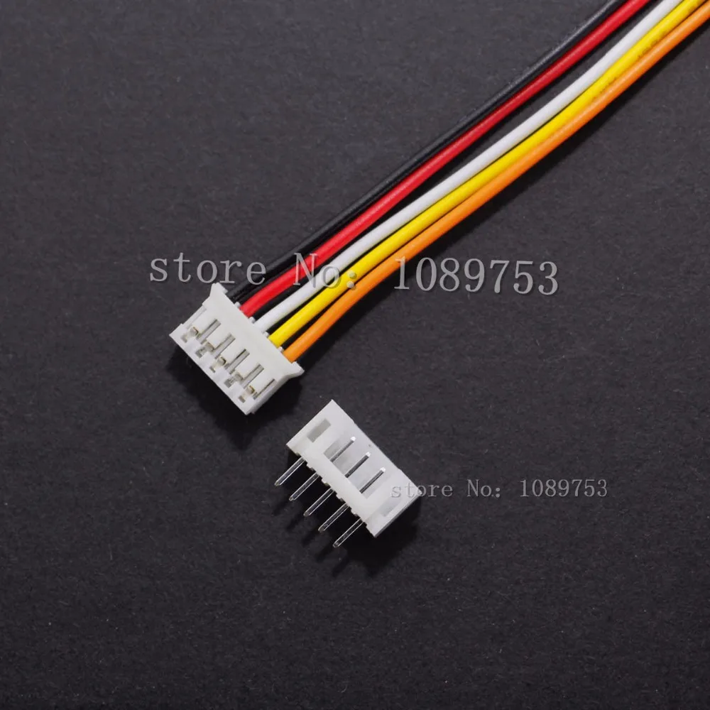 20 Sets PH 2.0mm JST 2/3/4/5/6/7/8/9/10/12P Pin Female Wire Straight Plug L:200mm