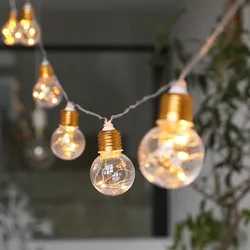 LED Fairy Lights Battery Power Bulb Interior Bedroom Bulbs Outdoor Garden Wedding Party Christmas Decor Garland Light String