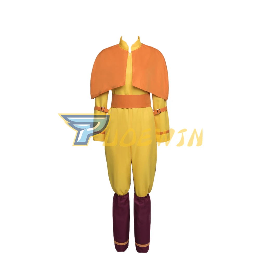 

Anime Avatar The Last Airbender Bumi Avatar Aang Cosplay Costume US Size