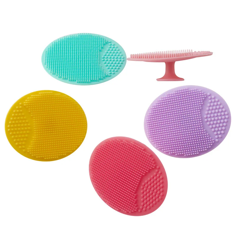 Silicone Face Wash Brush Soft Cleanser Pads Exfoliating Cleansing Blackhead Remover Face Skin Care Tools Blackhead Remover