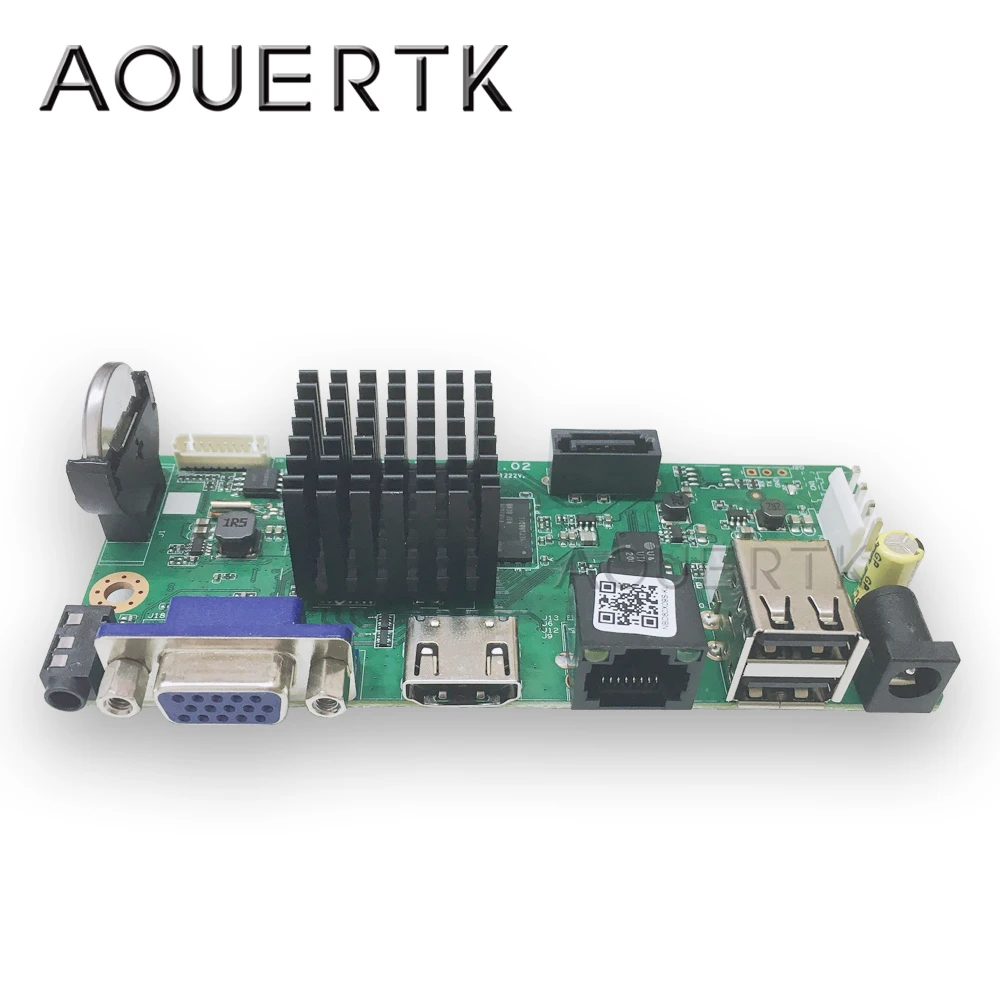 

AOUERTK 4M/5MP 9CH P2P H.265+ IP Video Recorder CCTV Face Detection NVR Main Board ONVIF Surveillance Network NVR Motherboard