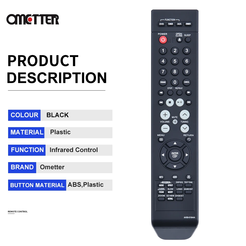 Adapté pour Samsung home cinéma DVD télécommande AH59-01644A nouveau modèle original