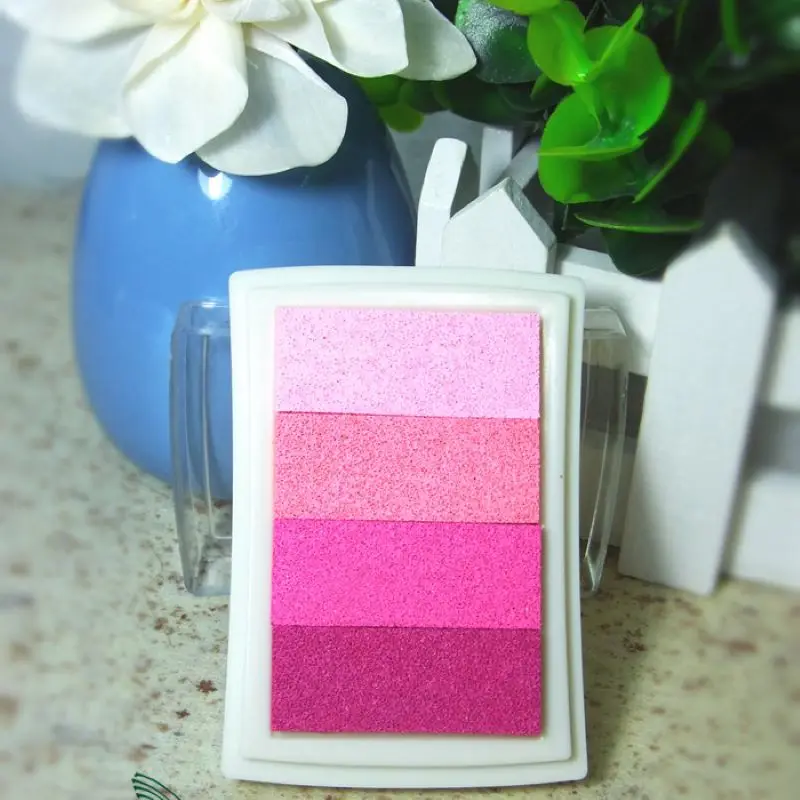 DIY 指絵画描画おもちゃ赤ちゃん面白いグラデーション落書き色描画クラフトインクパッドスタンプ描画おもちゃ子供のため