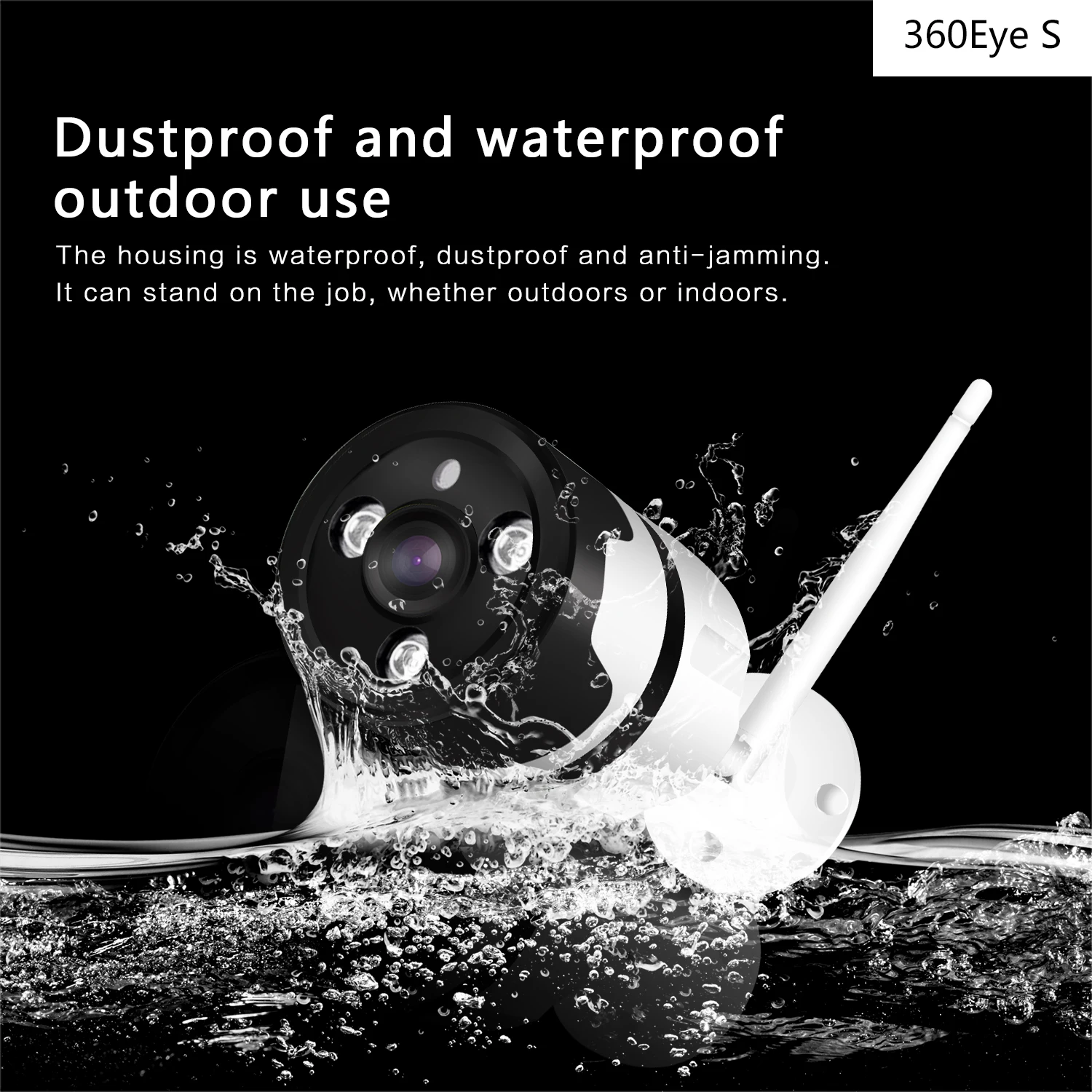 

2MP/3MP 360 Degree Panoramic View Outdoor Water-proof IP Bullet Camera