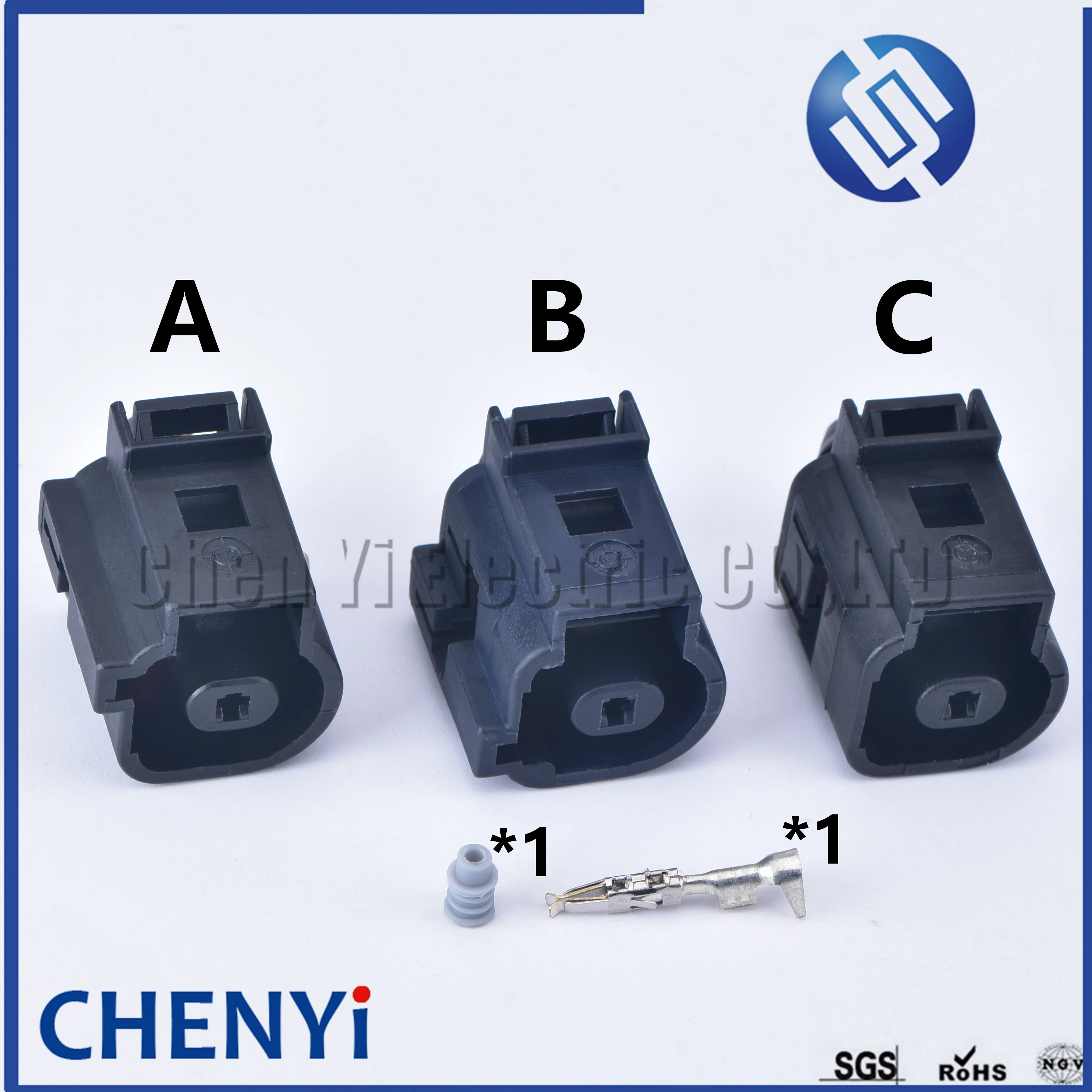 2 Sets 1 Pin female Oil Pressure Sensor Connector Plug Horn Socket For Jetta Golf GTI Passat 1J0937081 1J0973701 1J0973701A