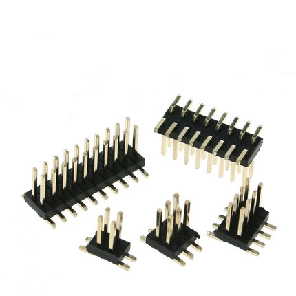 10 sztuk 2.54mm /2.0mm /1.27mm Pitch SMD SMT dwurzędowe męskie głowica pinowa 2*2/3/4/5/6/7/8/10/12/20/40/50 PIN złącze paska