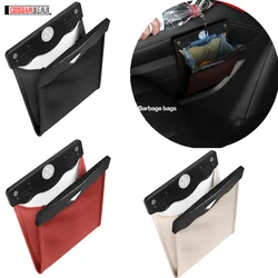 Can Foldable Storage Car Co-Pilot Trash Bag Car Storage And Finishing Supplies Car Trash Can Front-Row Hanging Trash