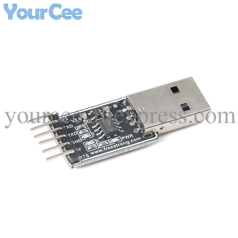 2pcs CH340N USB to TTL UART Module 6Pin Serial Converter Board CH340 FS-USB-UTTL FS USB UTTL 3.3V 5V