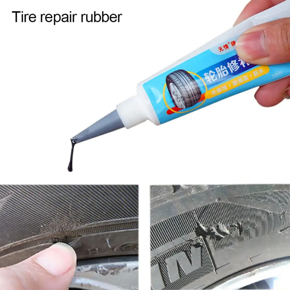 Waterproof 30ml Car Tire Repair Adhesive Glue Useful Glue Bending Tire Repair Glue Car Accessories