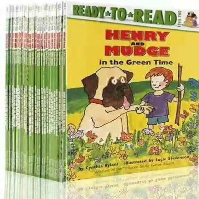 

27 books/set Ready to Read Henry and Mudge English Picture story books to help your child grow as a reader