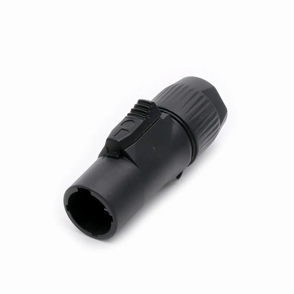 1pc New Waterproof IP65 PowerCON Connector Male Plug&Female Jack NAC3FX-W NAC3MX-W PA66 Material IP65 Grade Waterproof Black