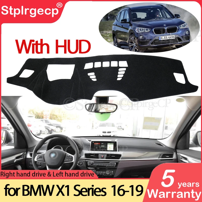 

for BMW X1 F48 2016 2017 2018 2019 Anti-Slip Mat Dashboard Cover Pad Sunshade Dashmat Protect Carpet Anti-UV Car Accessories Rug