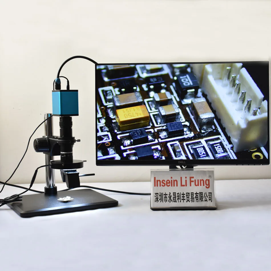 Full HD 1080P 60FPS Sony Sensor 3D Video Microscope HDMI Industrial Inspection Magnifier Photo Recording