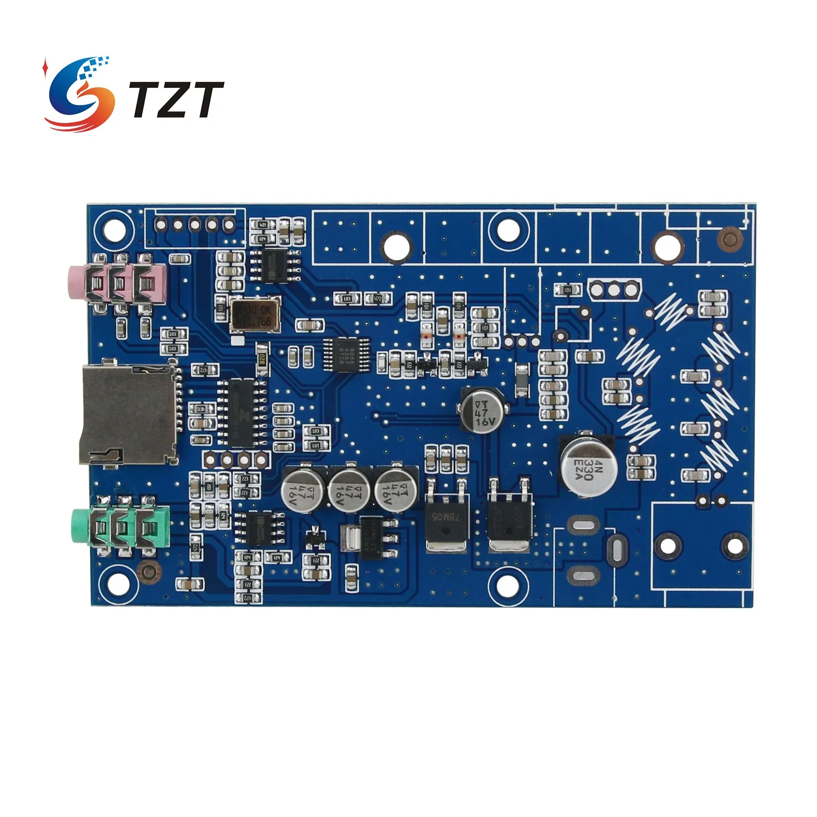 TZT 5W-7W FM Transmitter Kit Radio Station PLL Stereo Digital Frequency Kit Unassembled + LCD Display