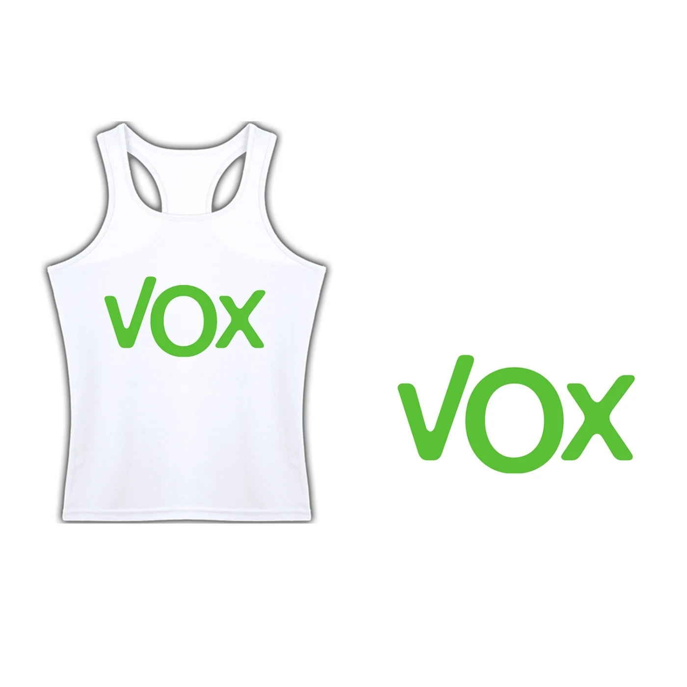 T-SHIRT FOR WOMAN SUSPENDERS LOGO PARTY VOX women tshirt