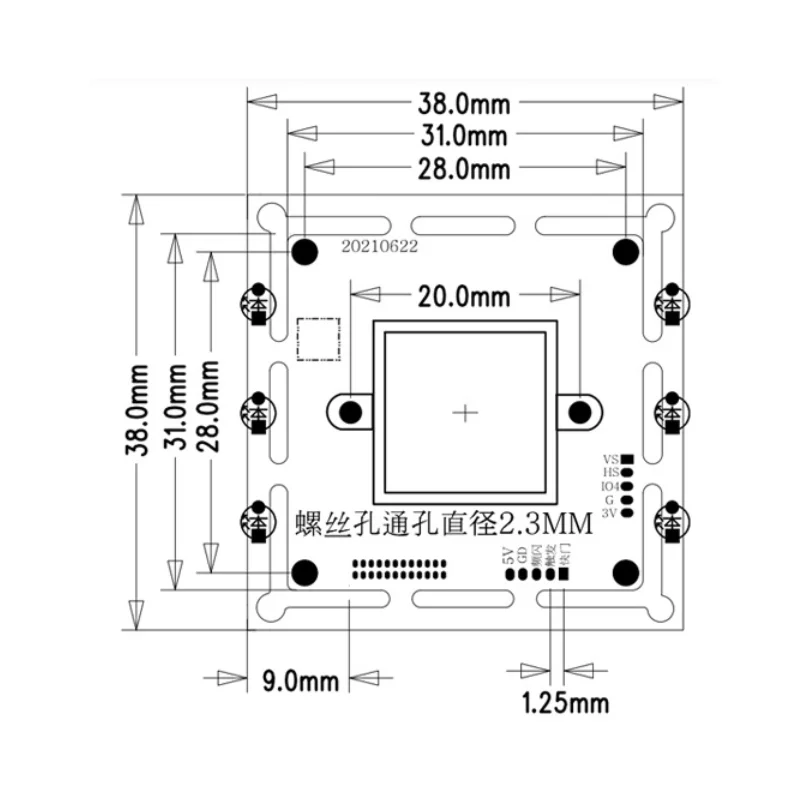 2MP Global Shutter USB 3,0 Externe Trigger Low-Verzögerung Hohe-Speed Bewegung Erfassung Kamera Modul