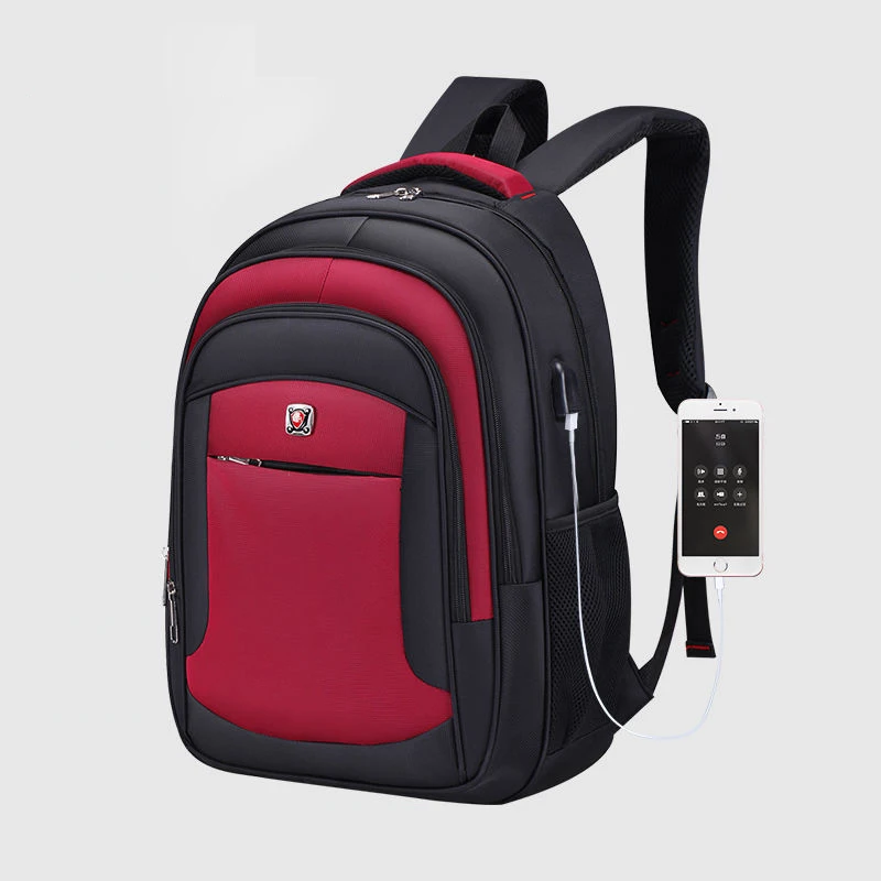 Mochila de carregamento USB para adolescentes, saco de grande capacidade para escola, estudantes universitários, notebook, saco de computador,