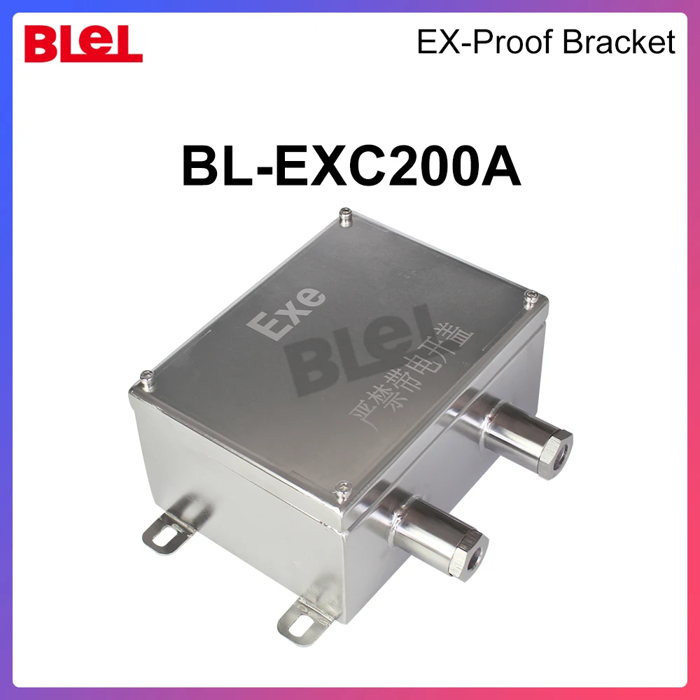 กล่องเชื่อมต่อป้องกันการระเบิดกล้องterminalกล่องBL-EXC200Aทำจากสแตนเลส 304