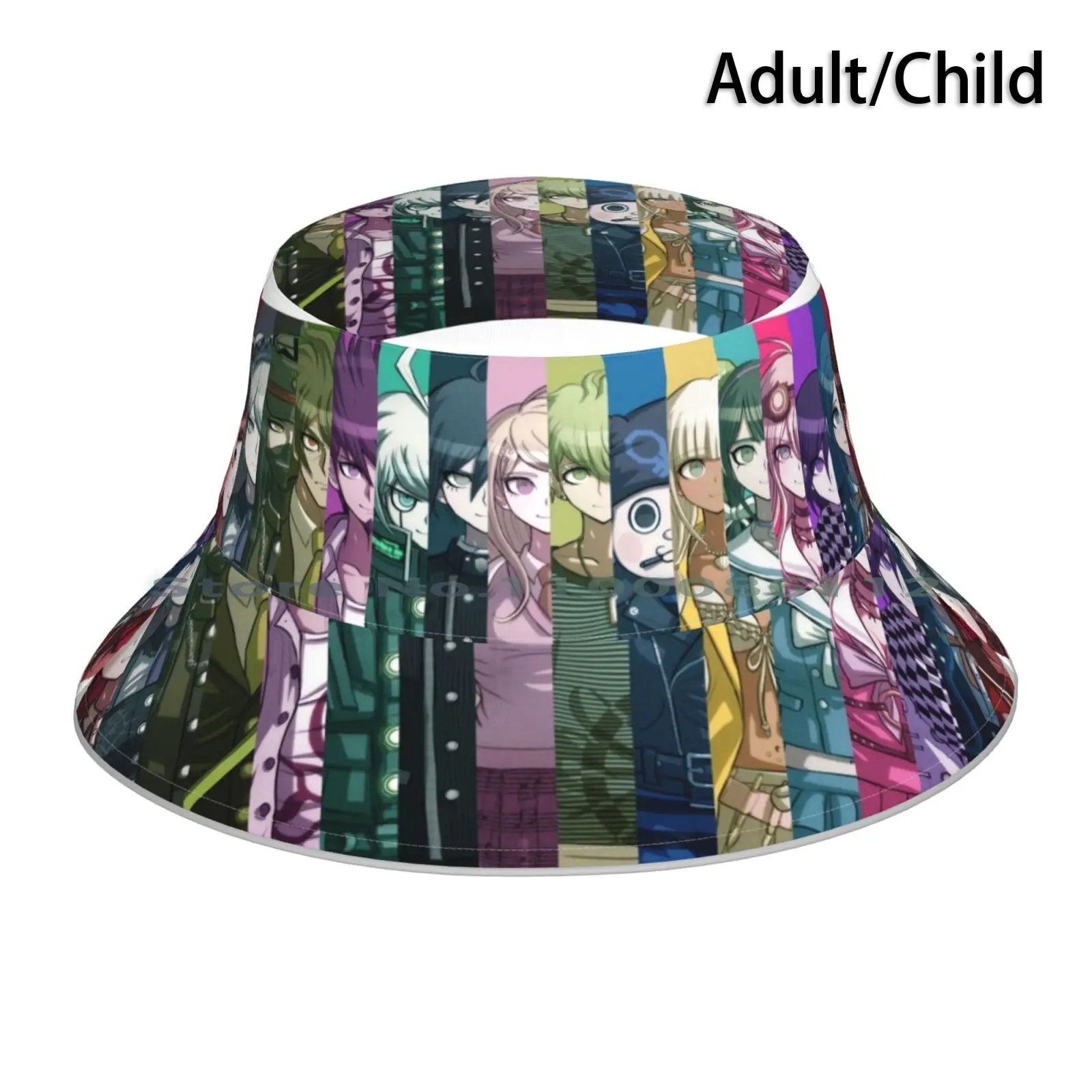 Danganronpa V3 Wallpaper Gradient Version Bucket Hat Sun Cap Danganronpa Drv3 Dangan Ronpa Himiko Yumeno Kirumi Tojo Korekiyo