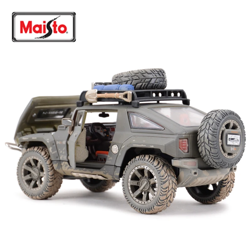 Maisto 1:24 2008 Hummer HX Concept Static Die Cast Vehicles Collectible Model Sports Car Toys