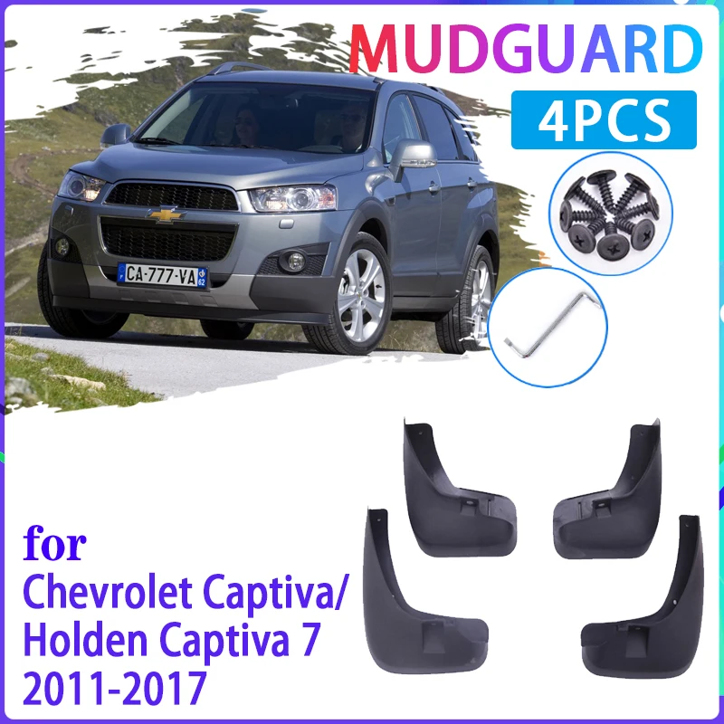 4 PCS Car Mud Flaps for Chevrolet Holden Captiva 7 2011~2017 Mudguard Splash Guards Fender Mudflaps Auto Accessories