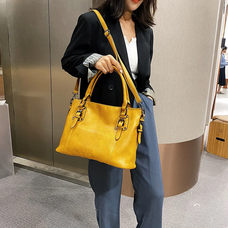 Imagem -06 - Nova Maré Feminina Topo-alça Bolsa Meninas Amarelo Simples Bolsas de Ombro Bolsas Femininas para Lady Totes Moda Festa Pacote 2023