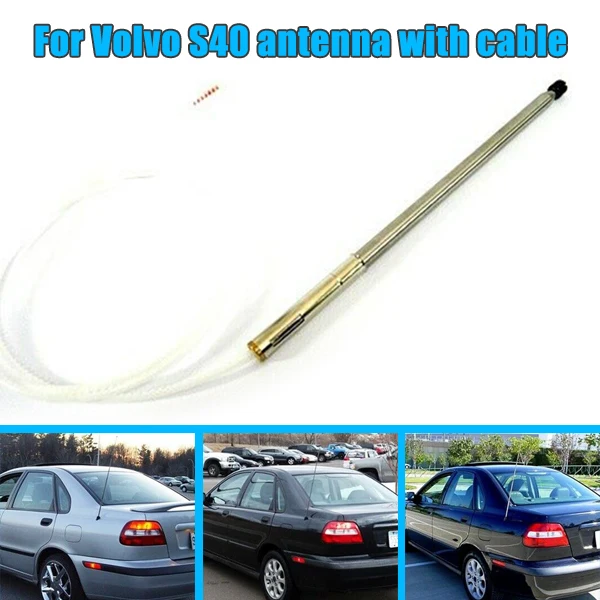 

Hot Vehicle Radio Antenna Mast Assembly with Wire for 00-04 Volvo S40 Car Replacement Mast Cable Car Styling