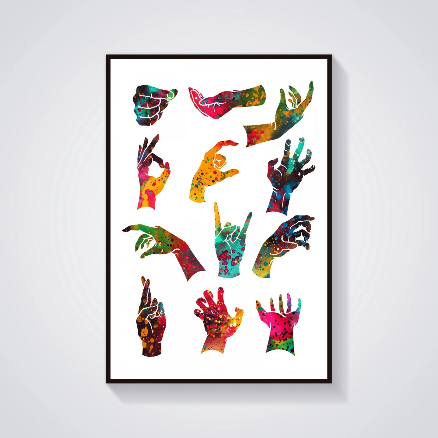 Canvas Painting Posters Molecule Shoulder Dislocation Shoulder Joint Dislocation Sign Language Anatomy Wall Art Home Decor