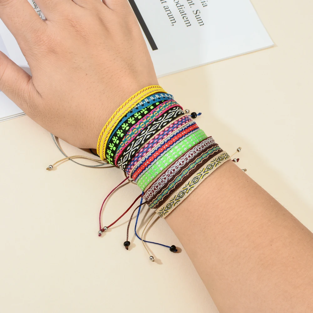 ZMZY Boho Weave Ethnic Girl Bracelets for Bohemia Women Bracelet Fashion Girl Colombian Wayuu Female Summer Beach Jewelry - view 6