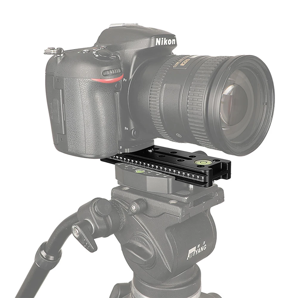 CAMVATE الشريحة السكك الحديدية الإفراج السريع لوحة المشبك عدة 140 مللي متر طويلة لكاميرا DSLR كرة ثلاثية القوائم رئيس Arca نمط نظام ماكرو التصوير