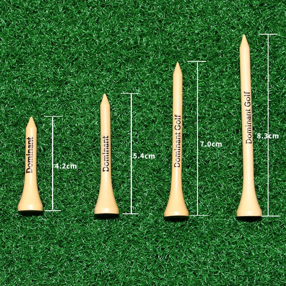 30 Pz/pacco Tee Da Golf di Legno Magliette Sostituzione Driving Range Colpire Allenatore di Club di Golf Titolare