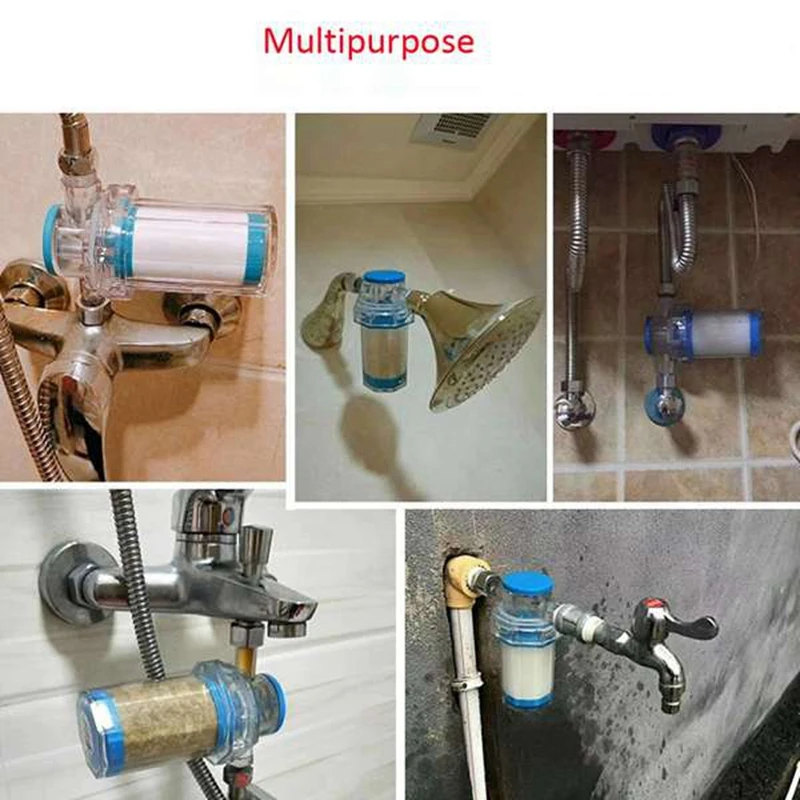 Purifier Output Universal Shower Filters Household Kitchen Faucets Water Heater Purification Home Bathroom Accessories