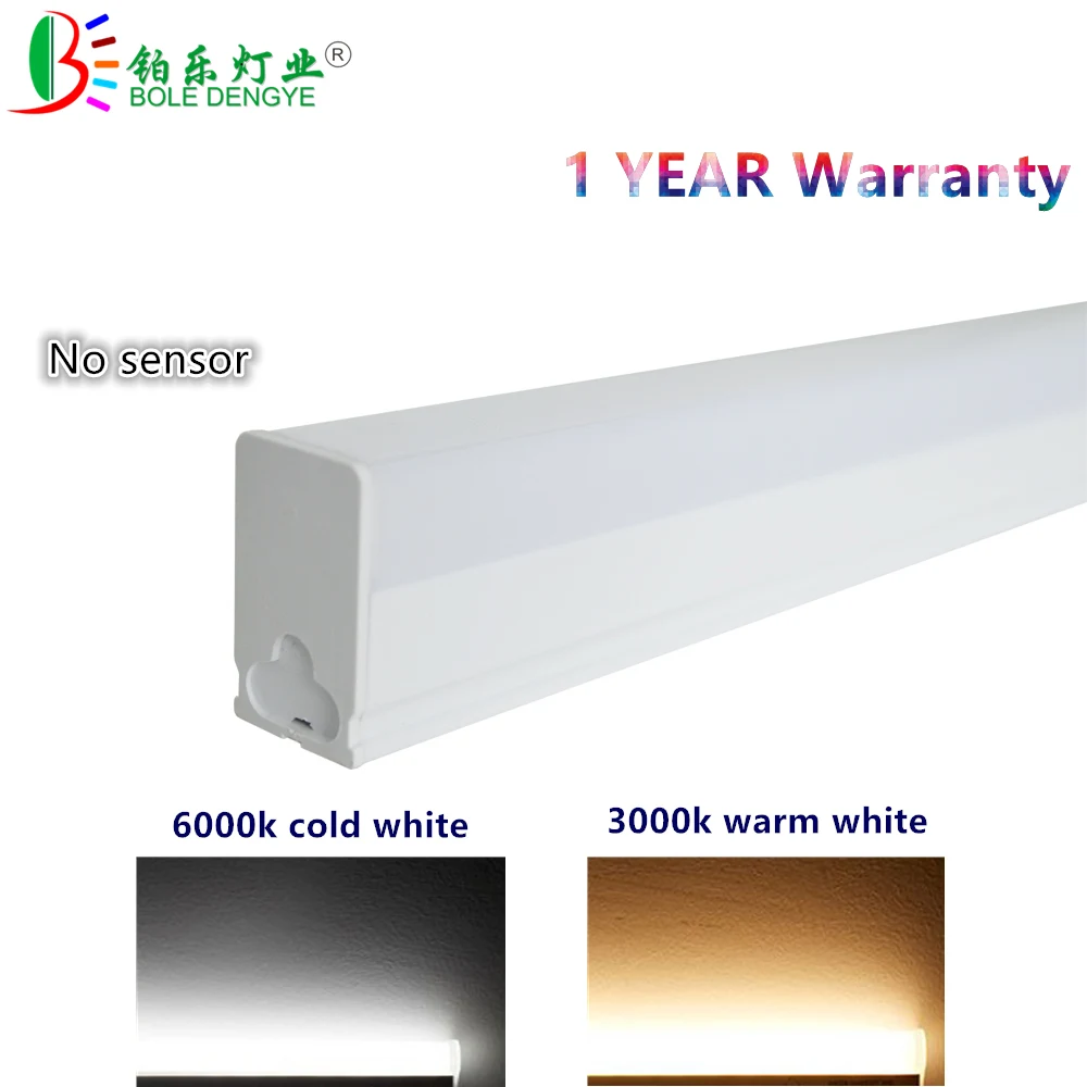 T5 LED Fluorescent Direct install Integrated LED Lamp 30cm 60cm T5 LED Tube Light Microwave sensor LED  Tubo 220/240V EU US Plug