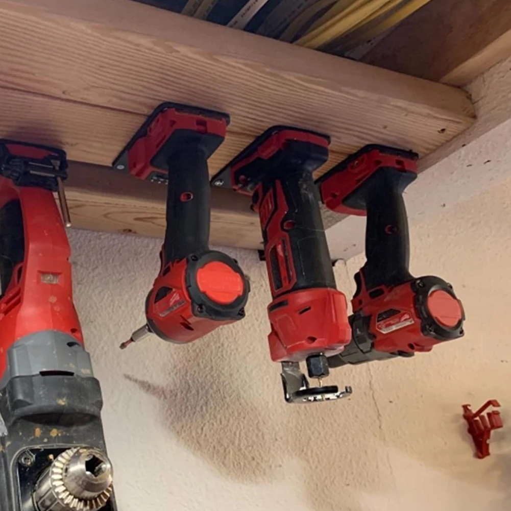 Gran oferta de portaherramientas para taladro Dewalt 14,4 V 18V 20V con 4 clavos de montaje, soporte para herramientas apto para colgador de herramientas Milwaukee M18 18V