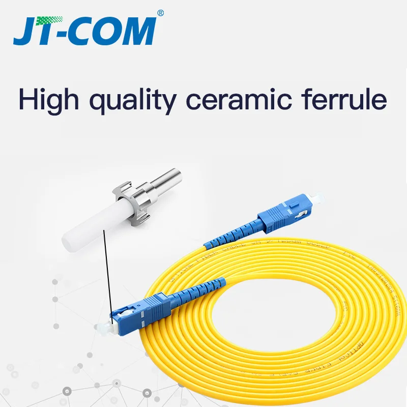 SC SC Singlemode Fiber Optic Patch Cable SC UPC SM 2.0mm 3.0mm 9/125um FTTH Fiber Patch Cord Optical Fiber Jumper 3m 5m 10m 30m