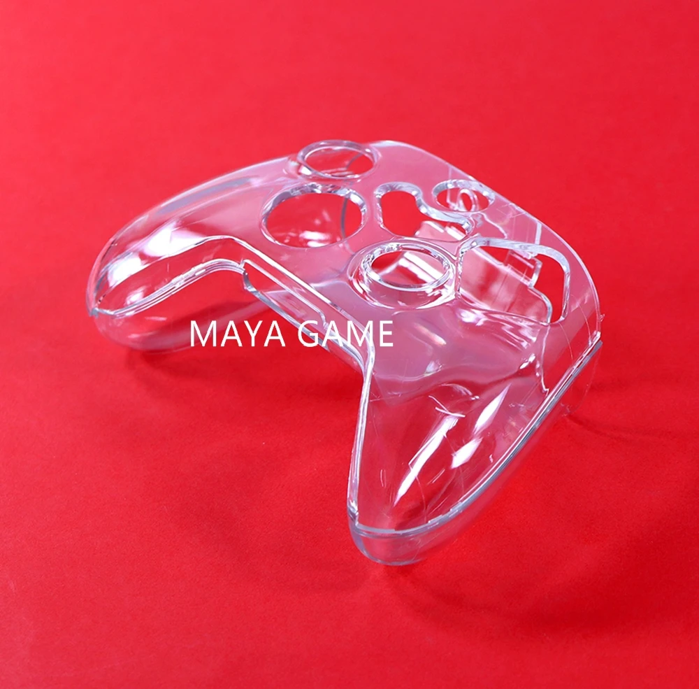 10 шт. для Xbox series x s, жесткий защитный чехол, ручка для контроллера xbox s x, чехол с кристаллами, прозрачный прозрачный чехол