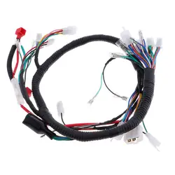 Motorcycle Cable Wiring Harness Full Vehicle Line Assembly For ATV Quad Scooter Electrics Wire Lgnition Line Moto Accessories