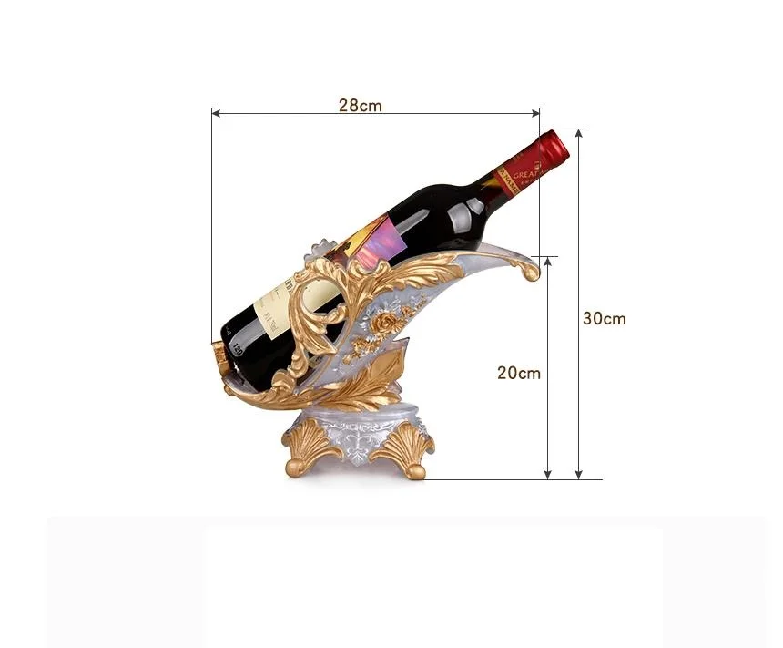 European High Foot Wine Glass Holder, Household Wine Bottle Rack, Living Room Decorations, Luxury Wine Cabinet
