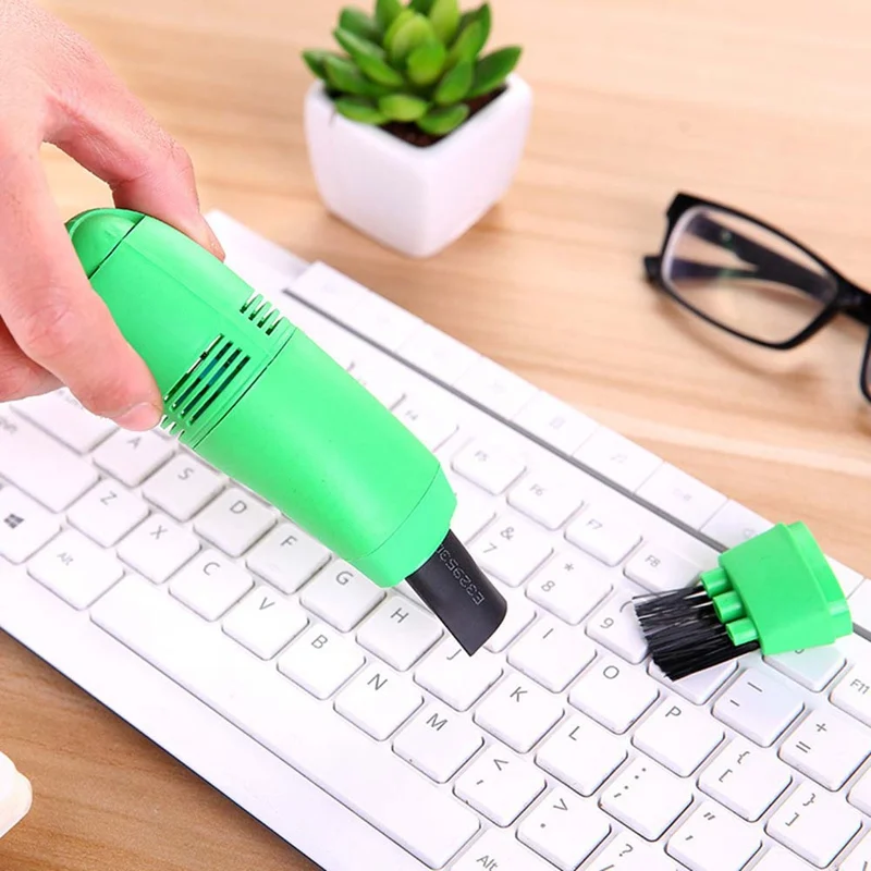 Bàn Phím USB Mini Cầm Tay Máy Hút Bụi Máy Tính Laptop Bụi Máy Tính Hút Chân Không Vệ Sinh Dụng Cụ Loại Bỏ Bụi Bàn Chải Nhà Bàn Làm Việc Văn Phòng