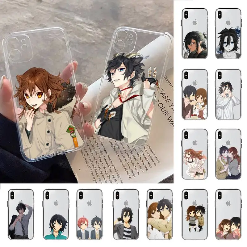 MaiYaCa Miyamura Izumi Horimiya Phone Case for iphone 13 11 12 pro XS MAX 8 7 6 6S Plus X 5S SE 2020 XR cover