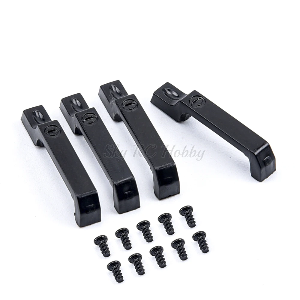 Rubber Hood Hinge Oil Tank Mouth Door Handle Plastic Intake Grille For 1/10 RC Crawler TRX4 RC4WD D90 D110 Axial SCX10 Parts