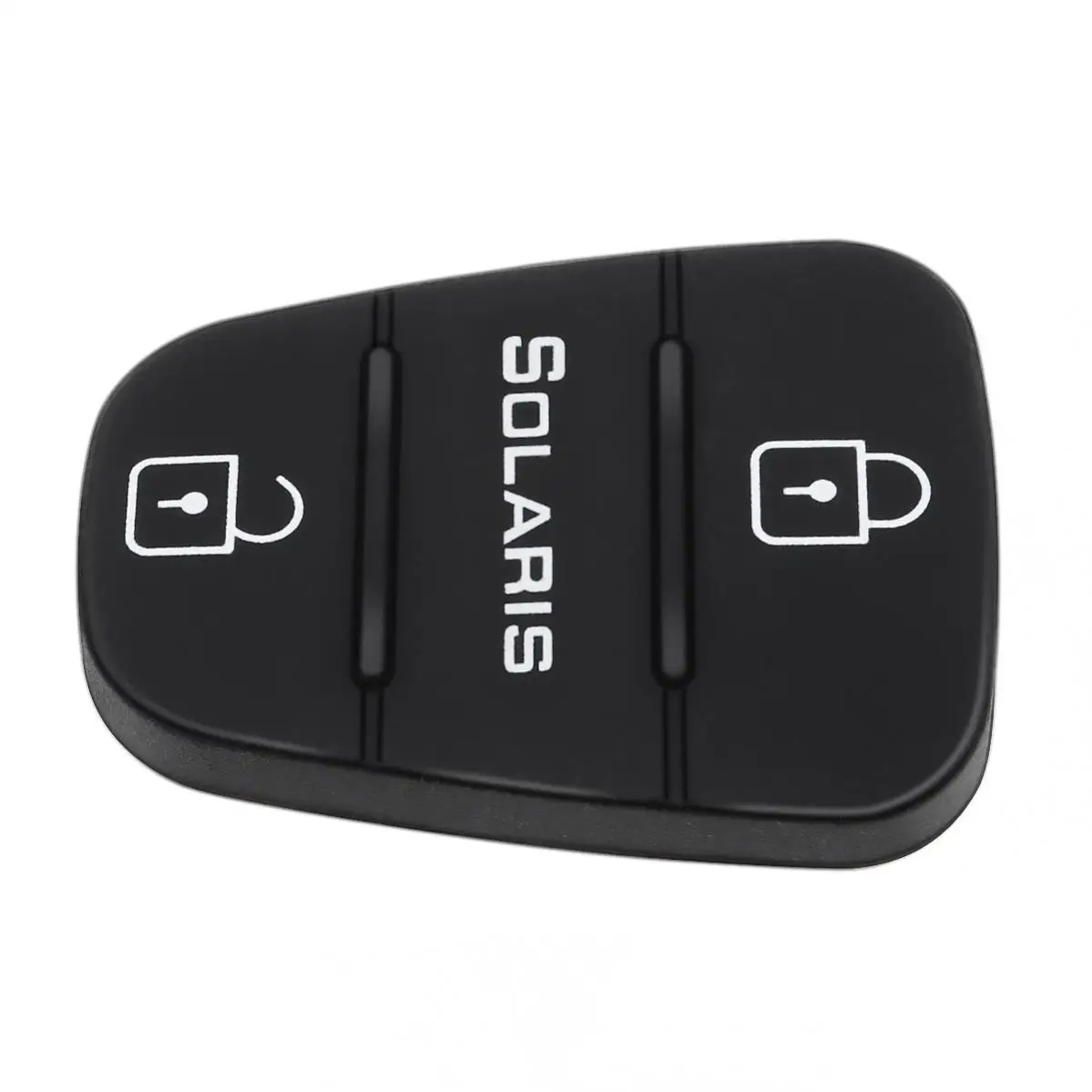 Reemplazo de almohadilla de goma de 3 botones, compatible con Hyundai Solaris Accent, Tucson Fit, Kia Rio Flip Remote Car Key