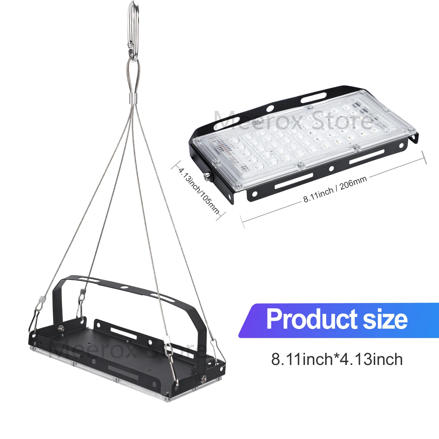 150W LED Grow Light Full Spectrum Indoor Plant Light Growing Lamp,Used for Indoor Tent Greenhouse Flower Seed Planting Light