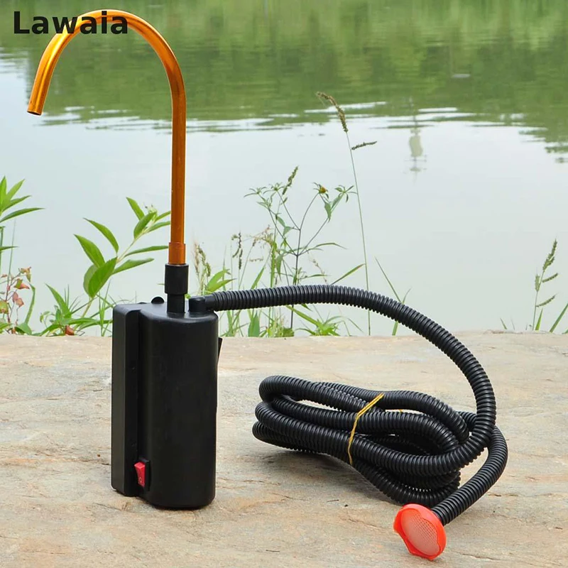 Lawaia Fishing Water Pump Fishing Tools Automatic Water Filling Device Electric Automatic Pump for Wild Fishing Equipment