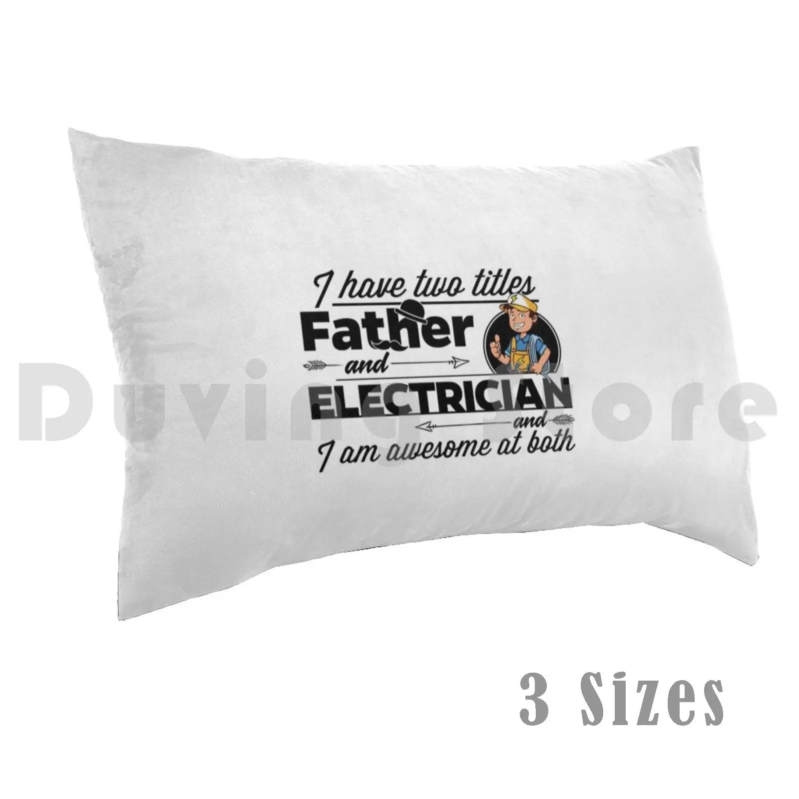 Proud Electrician Elektriker-And Father Vater Pillow Case Printed 35x50 D0010174b Electrician Job High