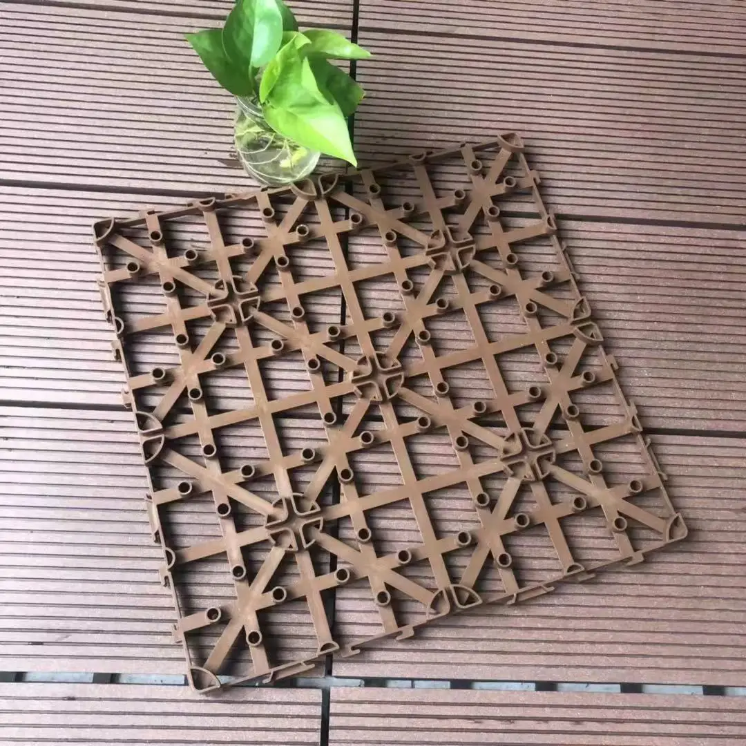 DIY outdoor floor bottom support floor mesh wood plastic floor connection accessories plastic wood floor mesh can be customized