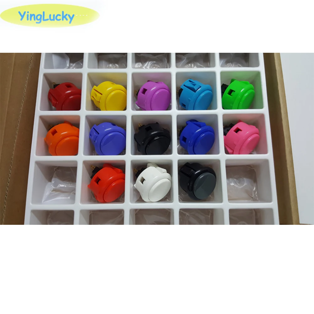 6ps sanwa obsf-30 buttons sanwa replacement arcade game button 30mm push button